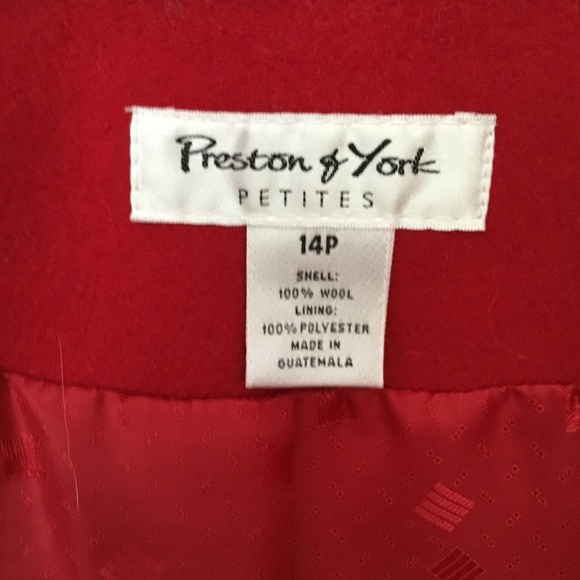 Red Wool Coat - Picture 5 of 9